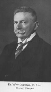 Geheimrat Dr. Hugenberg, M. d. R.